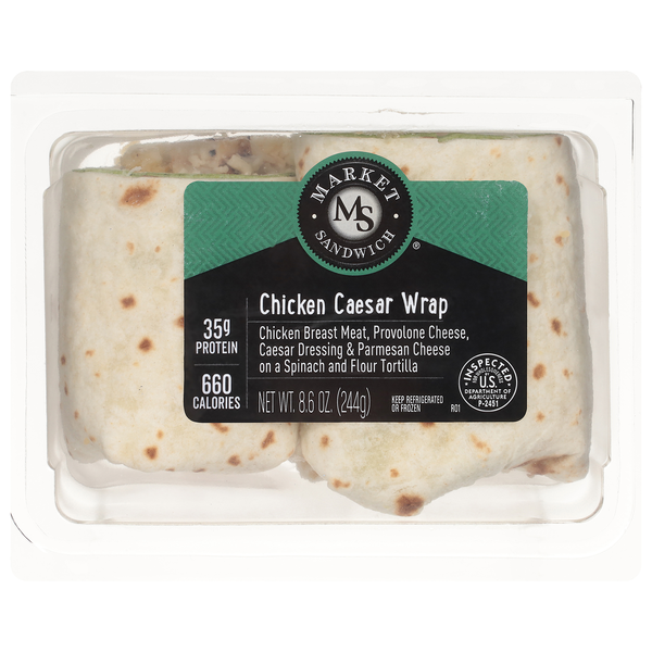 Market Sandwich Chicken Caesar Wrap