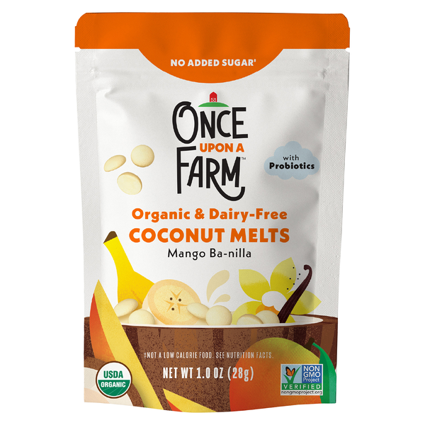 Once Upon a Farm Organic Dairy-Free Mango Ba-nilla Coconut Melts