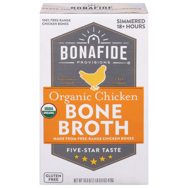 Bonafide Provisions Organic Gluten Free Chicken Broth