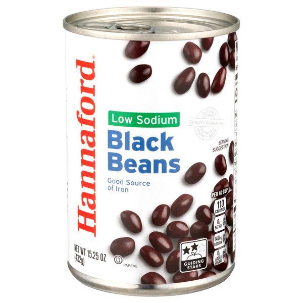 Hannaford Low Sodium Black Beans