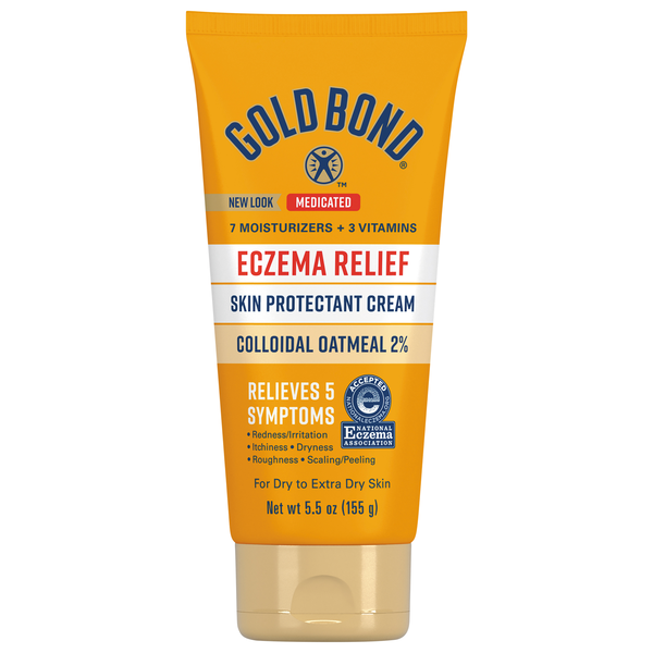 Gold Bond Eczema Relief Skin Protectant Cream Medicated
