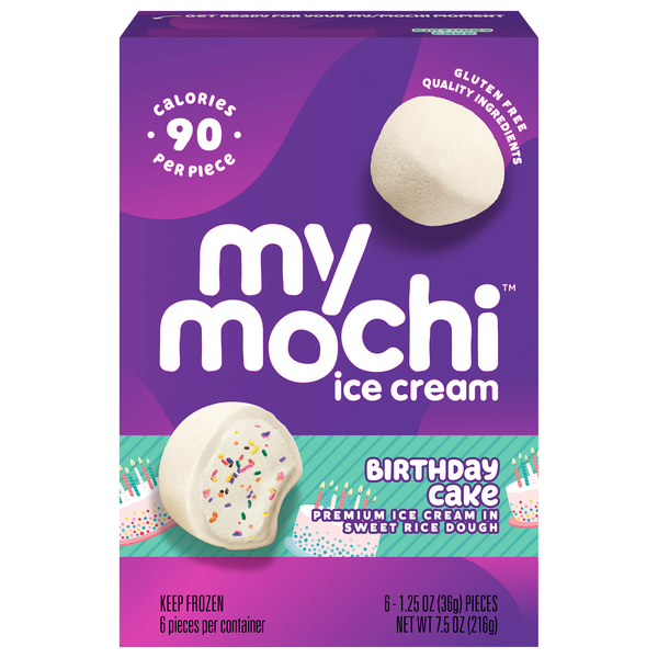 My Mochi Birthday Cake Ice Cream - 6 ct