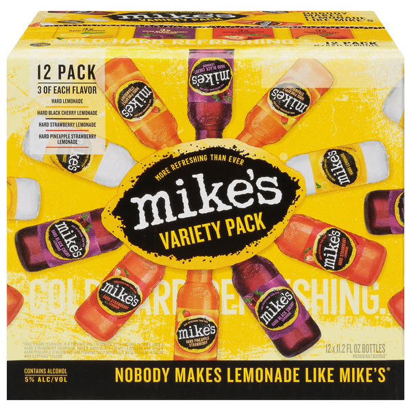 Mike's Hard Variety Pack Malt Beverage - 12 pk