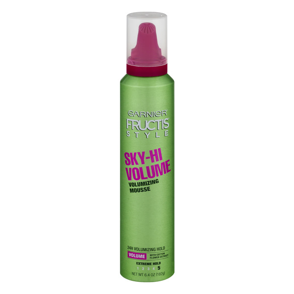 Save on Garnier Fructis Volumizing Mousse SkyHi Volume Extreme Hold