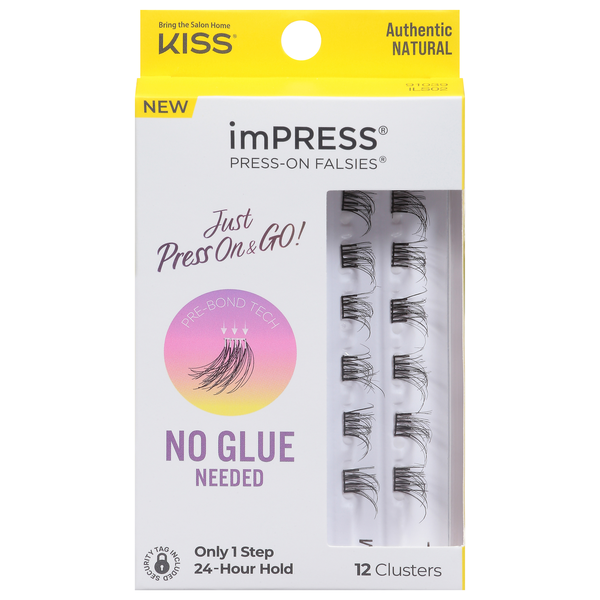 imPRESS Press-On Falsies Lash Clusters Authentic Natural