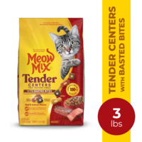 Meow Mix Tender Centers Beef & Salmon Dry Cat Food