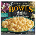 Amy's Bowls Organic Gluten Free Mac & 3 Cheese w/Cauliflower Frozen Meal