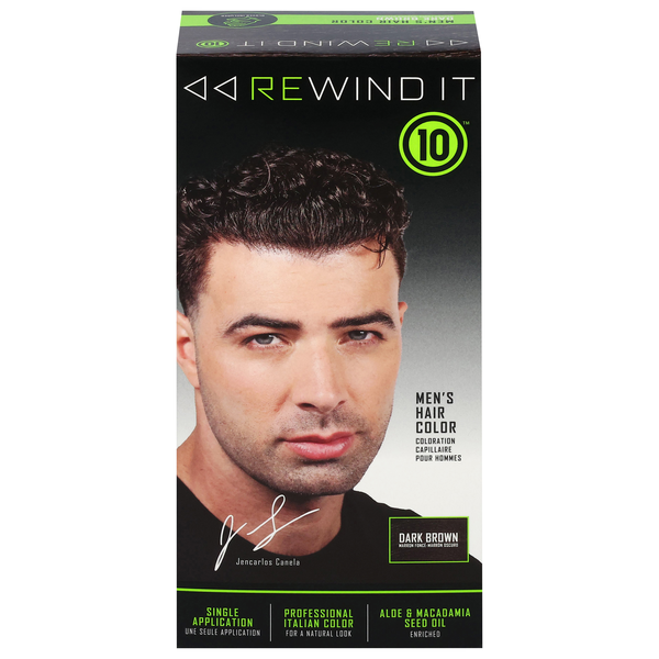 Rewind It Men's Hair Color Dark Brown