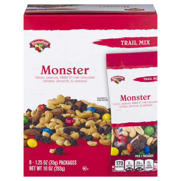 Hannaford Monster Trail Mix - 8 ct
