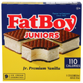 FatBoy Juniors Premium Vanilla Ice Cream Sandwiches - 9 ct