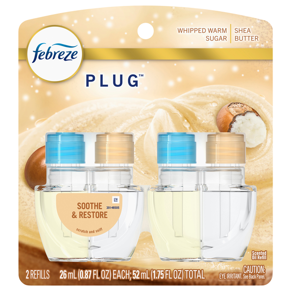 Febreze PLUG Soothe & Restore Scented Oil Refills - 2 ct