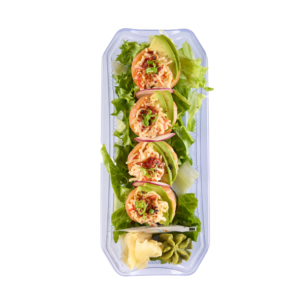 Hissho Sushi Spicy Salmon Protein Poppers Raw (Avail. 11am - 7pm)