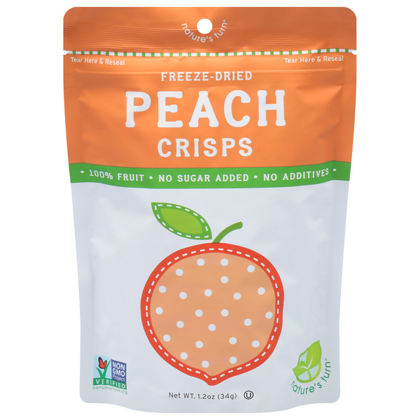 Nature's Turn Peach Crisps Freeze-Dried