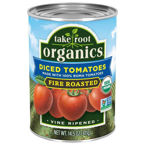 Take Root Organics Fire Roasted Diced Tomatoes