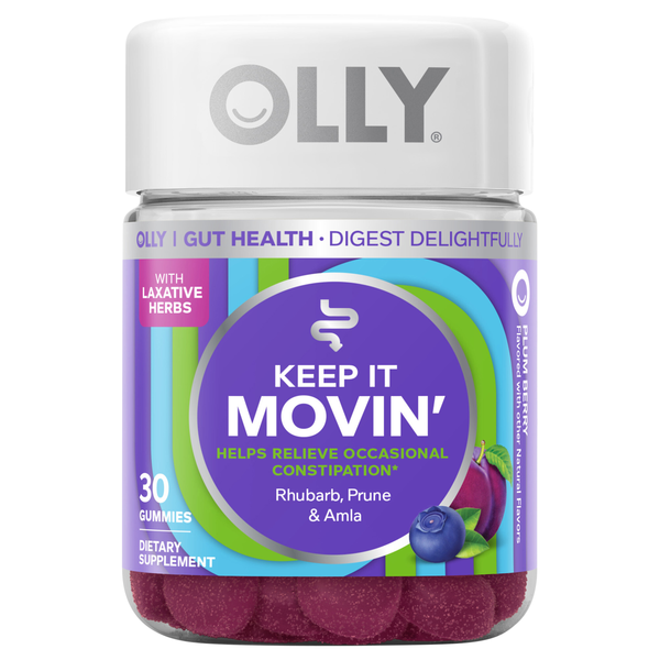 OLLY Keep it Movin' Constipation Relief Gummies