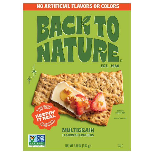 Back to Nature Multigrain Flatbread Crackers