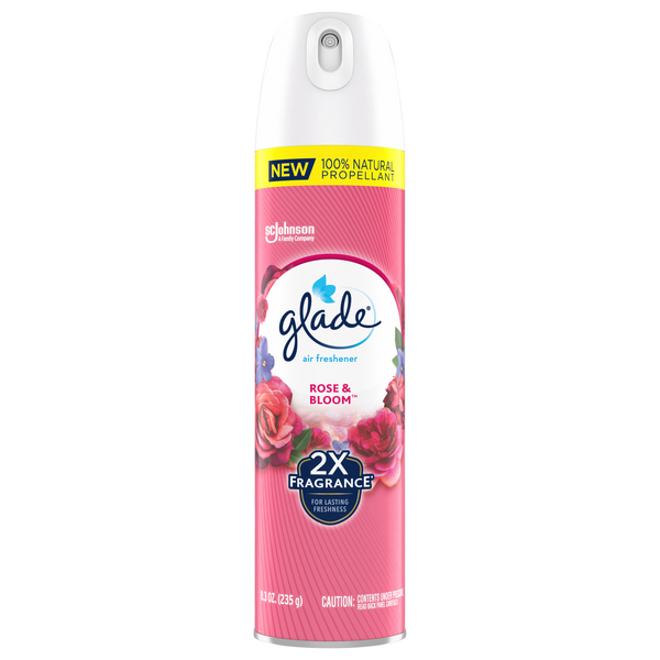 Save on Glade Rose & Bloom Air Freshener Aerosol Spray Order Online