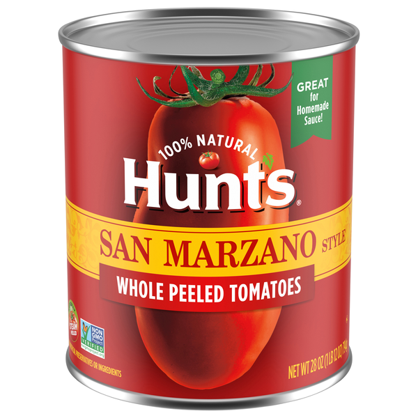 Hunt's 100% Natural San Marzano Style Whole Peeled Tomatoes