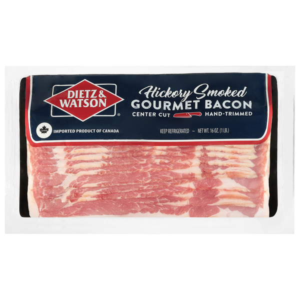 Dietz & Watson Hickory Smoked Center Cut Bacon Sliced