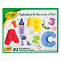 Crayola Alphabet & Numbers Pad 30 Pages