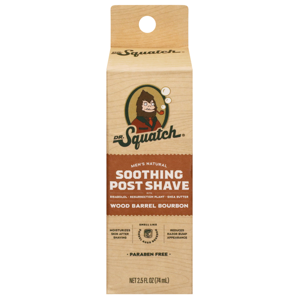 Dr. Squatch Wood Barrel Bourbon Soothing Post Shave
