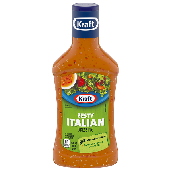 Save on Kraft Zesty Italian Salad Dressing Order Online Delivery Food