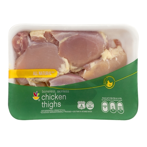 Save on Stop & Shop Chicken Thighs Boneless Skinless Fresh Order Online Delivery Stop & Shop