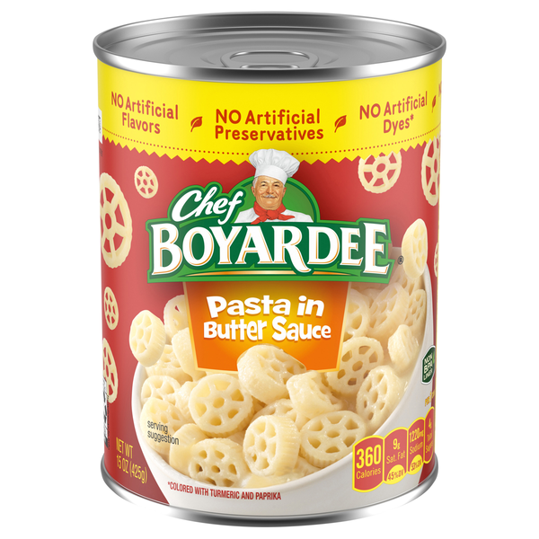 Chef Boyardee Pasta in Butter Sauce