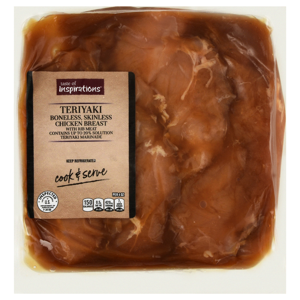 Taste of Inspirations Boneless Skinless Teriyaki Chicken Breast