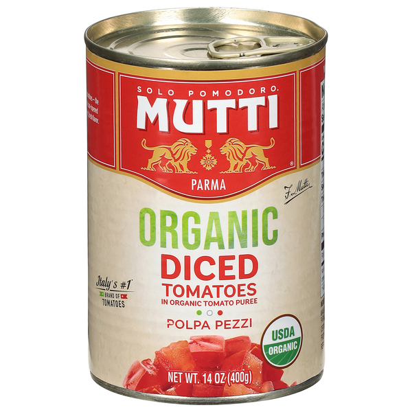 Mutti Organic Diced Tomatoes