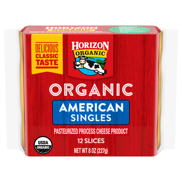 Horizon Organic American Cheese Singles - 12 ct