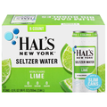 Hal's New York Lime Seltzer Water - 8 pk