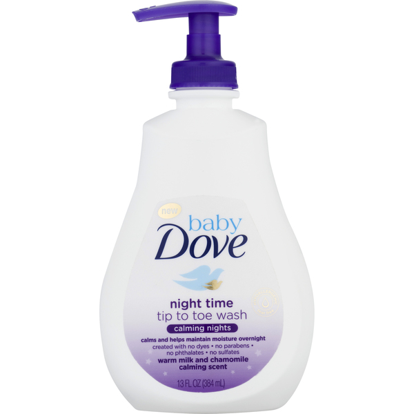 dove nighttime baby wash