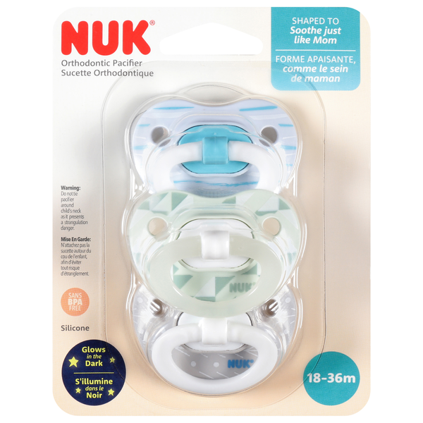 NUK Orthodontic Pacifiers 18-36m