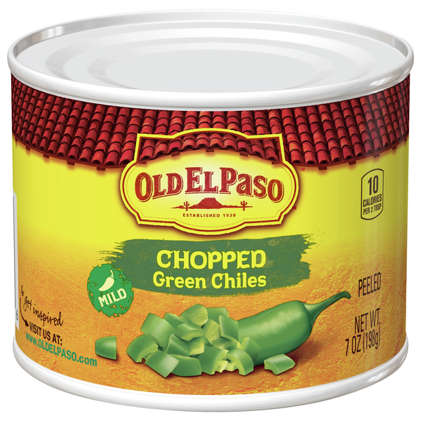 Old El Paso Chopped Mild Peeled Green Chiles