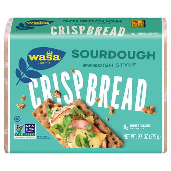 Wasa Sourdough Swedish Style Crispbread Crackers