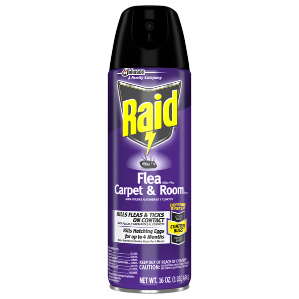Raid Flea Killer Plus Carpet & Room Aerosol