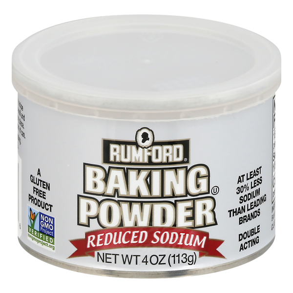Rumford Gluten Free Reduced Sodium Double Acting Baking Powder