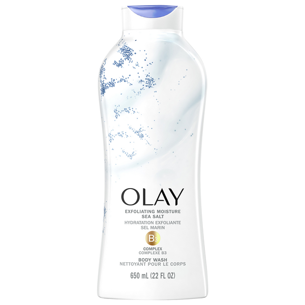 olay exfoliating and hydrating body wash