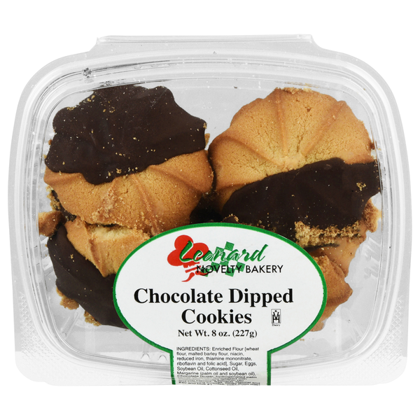 Leonard Novelty Bakery Chocolate Dipped Cookies