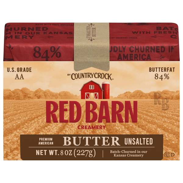 Red Barn Creamery Unsalted Butter Block