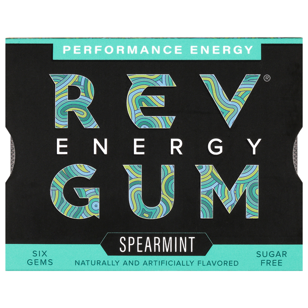 Rev Sugar Free Spearmint Energy Gum