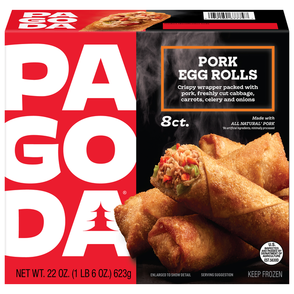 Save on Pagoda Pork Egg Rolls ct Frozen Order Online Delivery