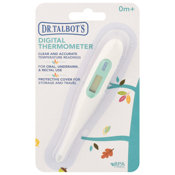 Chicco 2in1 Digital Clinical Thermometer – Rectal & Armpit, 1 Decimal Accuracy, Blue