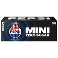Pepsi Zero Sugar Cola Soda Mini - 10 pk