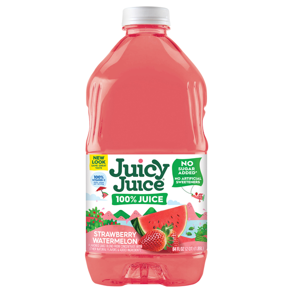 Juicy Juice No Sugar Added 100% Strawberry Watermelon Juice