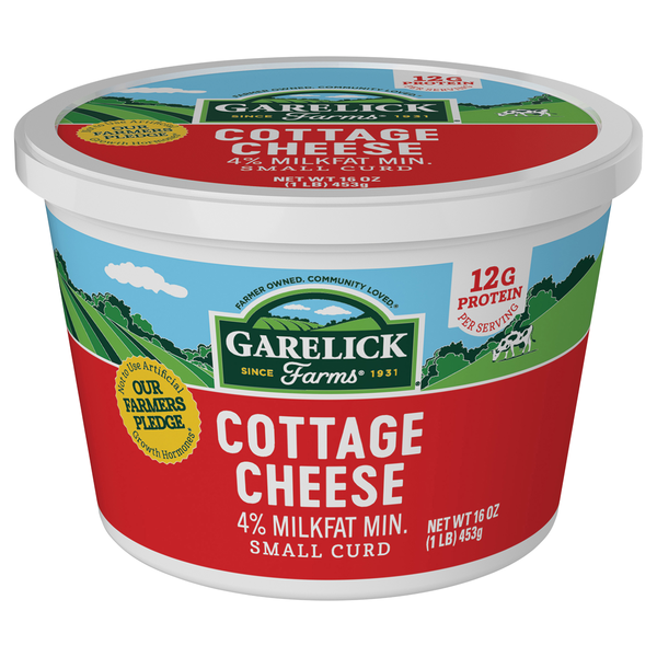 Garelick Farms 4% Small Curd Cottage Cheese