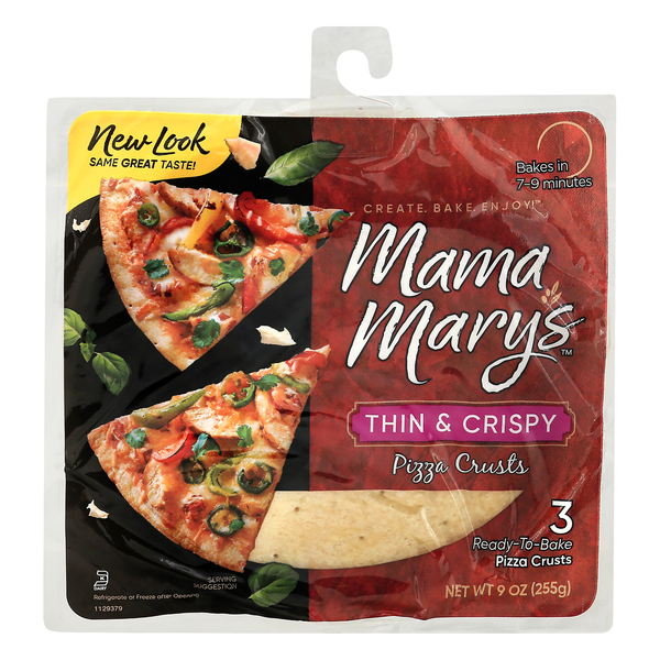 Mama Mary's Thin & Crispy Pizza Crusts - 3 ct