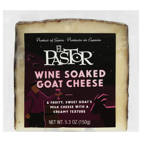 El Pastor Wine Soaked Goat Cheese Wedge