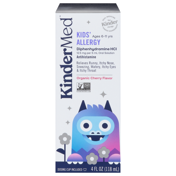Save on KinderMed Kids' Allergy Organic Liquid Cherry Flavor Order